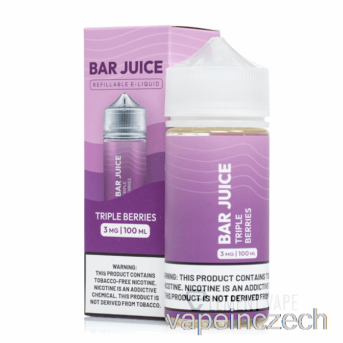 Triple Berries - Bar Juice - 100ml 0mg Vape Bez Nikotinu